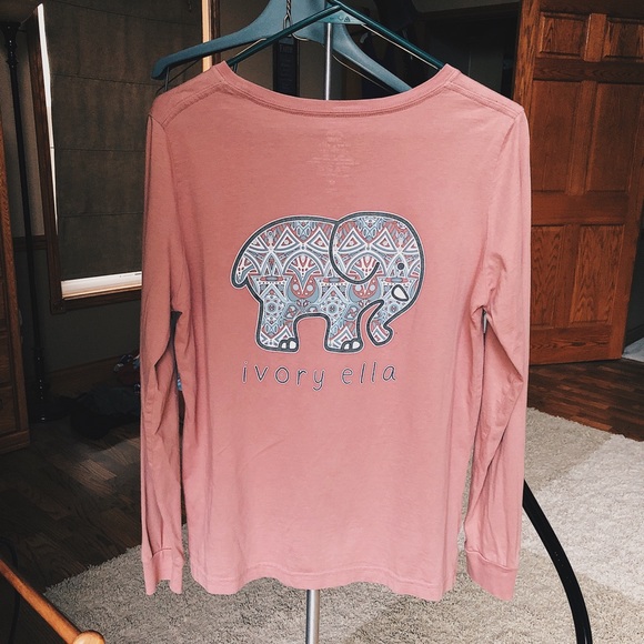 3/30 ivory ella fit long sleeve shirt - Picture 3 of 8